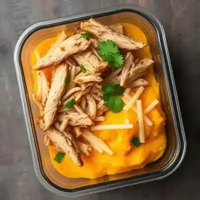 Escondidinho de Frango com Batata Doce
