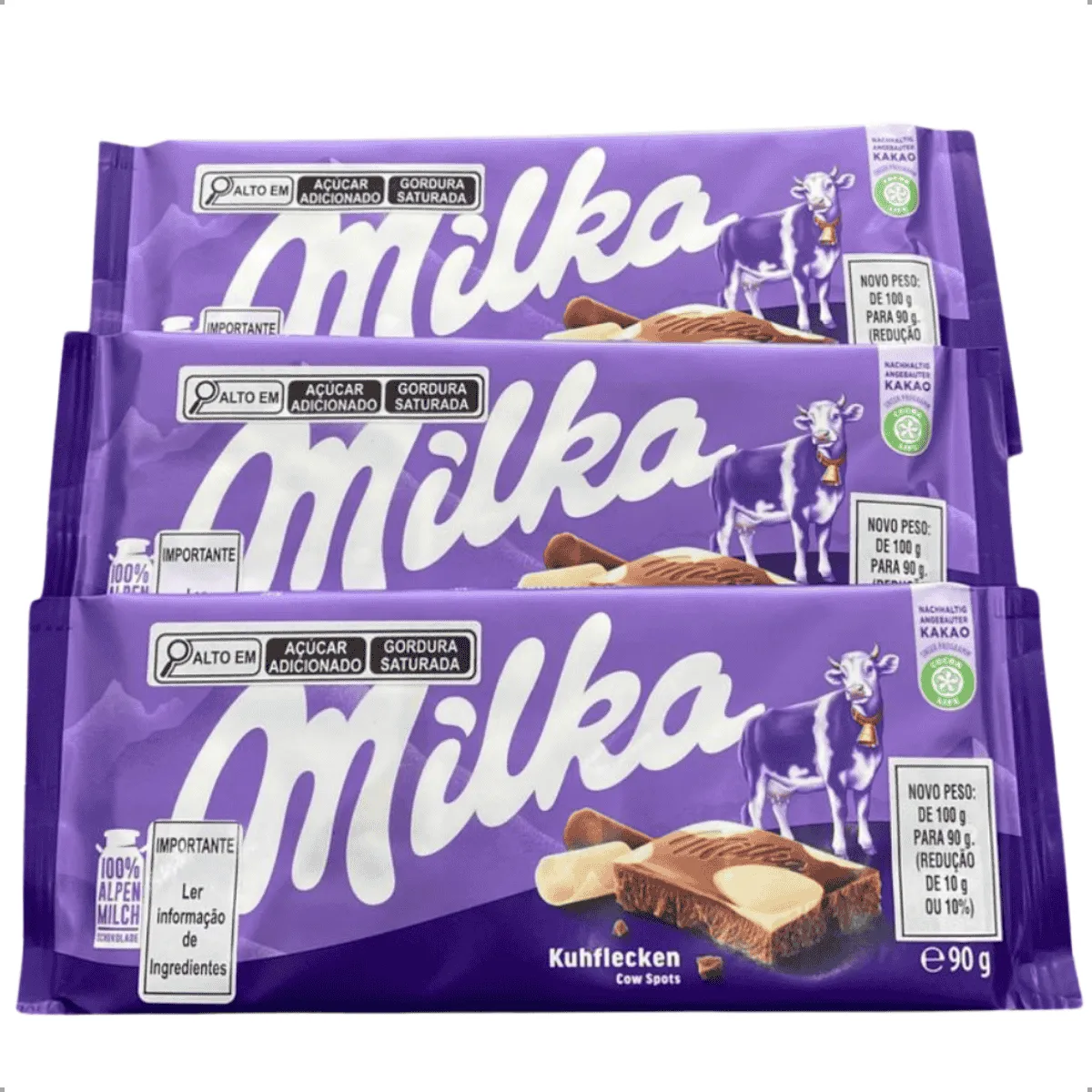 Kit 3 Chocolates Milka Mistos