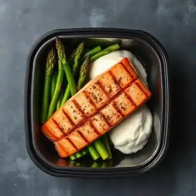 Salmão com Aspargos e Cream Cheese